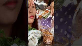 oysters mukbang  food recipe short shorts [upl. by Heiner795]