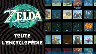 TOUTE L’ENCYCLOPÉDIE   ZELDA  TEARS OF THE KINGDOM [upl. by Veneaux]