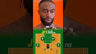 Jaylen Brown’s alltime starting 5 🤔🏀 [upl. by Behre]