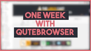 Qutebrowser is Great  Youtube Ads Suck [upl. by Amar942]