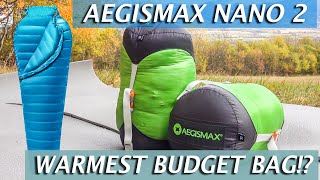 AEGISMAX NANO 2 Sleeping Bag from Aliexpress Full Review Lightest and Warmest Budget Bag Available [upl. by Pippo631]