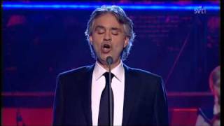 Andrea Bocelli  Voglio Vivere Cosi Live Skavlan 2010avi [upl. by Lucilla]