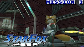 Star Fox Assault GCN No Commentary  Mission 3  Sargasso Space Zone Hostiles Revisited [upl. by Haisa]