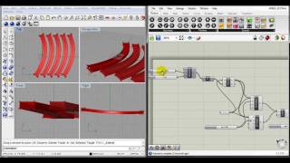 SUPERFICIE A PARTIR DE CURVAS  Rhinoceros Grasshopper  DB [upl. by Reiners]