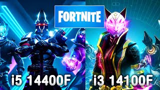 Fortnite  i5 14400F VS i3 14100F  RTX 4060 Ti  February 2024 [upl. by Northington]