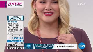 HSN  Jewelry Studio featuring Heidi Daus 01142020  12 PM [upl. by Keri]