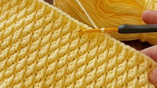 The Greatest VERY EASY Baby Blanket for Beginners Crochet knitting pattern [upl. by Loeb38]