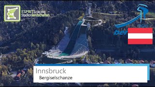 Bergiselschanze  Innsbruck  Vierschanzentournee  2018  Google Earth [upl. by Sproul]