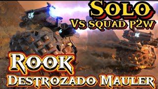 War Robots Rook destroza a Mauler y gana solo la partida contra p2w  gameplay impresionante [upl. by Neils256]