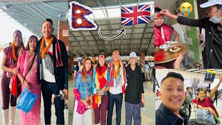 Nepal To Uk 🇳🇵🇬🇧It’s Hard To Say Goodbye 😞 [upl. by Arihay109]