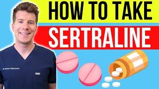 Doctor explains HOW TO USE SERTRALINE aka Lustral  Zoloft including side effects amp more [upl. by Avelin]