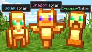 Paso Minecraft pero Hay Totems Personalizados [upl. by Shull]