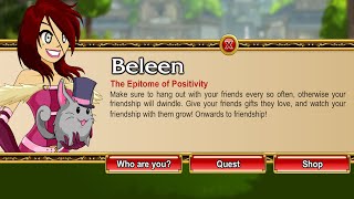 AQW BELEEN QUEST JOIN BATTLEODIUM NPC FRIENDSHIP 2023 [upl. by Sherlocke]