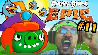 Lets Play Angry Birds EPIC Part 11 Faily Faile Fail Prince Porky Pig Battle iOS Face Cam [upl. by Aschim167]