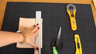 Gusti Leder Tutorial  Arbeiten mit Leder  Bearbeitung  Werkzeuge [upl. by Aissat776]