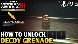 How to Unlock Decoy Grenade MW3  How to Get Decoy Grenade MODERN WARFARE 3 How to Unlock Grenade [upl. by Xuerd]