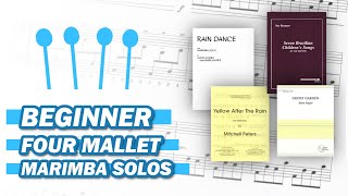 Best Four Mallet Marimba Solos for Beginners [upl. by Siro500]