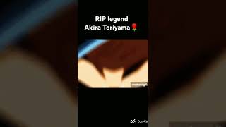 Rip legend Akira Toriyama sorry for bad qualitydragonballz akiratoriyama [upl. by Colombi]