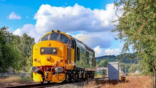 Trains At Duffield Including 37401 Growling Rather Nicely 20082024 [upl. by Lenad]