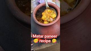 Perfect Matar Paneer Recipe  village style matar paneer Recipe matarpaneer villagestyle [upl. by Ytisahc]