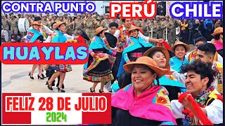 HUAYLAS Contra Punto de Bandas Peru Chile Tacna 2024 fiestaspatrias2024 peru [upl. by Llerut778]