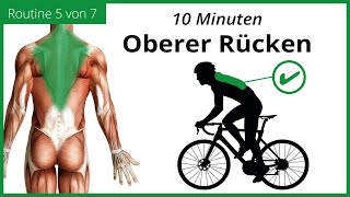 OBEREN RÜCKEN DEHNEN für Radfahrer  10 Minuten DEHNROUTINE  MECKLENBURGER SEEN RUNDE 57 [upl. by Tnilk]