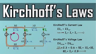 Kirchhoffs Laws  How to Solve a KCL amp KVL Problem  Circuit Analysis [upl. by Lajet]