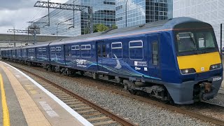 Swift Express Freight Class 321 EMU 321334 Passes Milton Keynes Central Heading South 26722 [upl. by Tris]