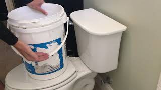 How To Flush A Toilet Without Running Water [upl. by Beore572]