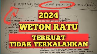 8 weton RATU paling beruntung di tahun 2024 RAMALAN PRIMBON JAWA [upl. by Tamas336]