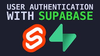 EASILY Add User Authentication to SvelteKit Using Supabase [upl. by Korey]