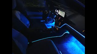 Mercedes w204 Ambient Light RGB Ambientebeleuchtung amp Fußraumbeleuchtung für wenig Geld [upl. by Alleynad]