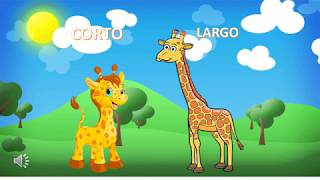 LARGO Y CORTO para niños [upl. by Henrieta]