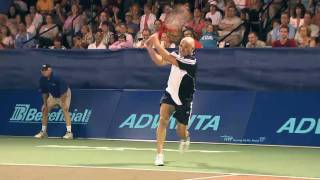 Andre Agassi Hitting in High Definition [upl. by Farrah817]