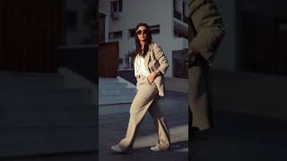 Linen suit for everyday smart casual everydayoutfits [upl. by Stroud406]