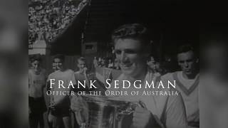 Frank Sedgman named Officer of the Order of Australia [upl. by Orian209]