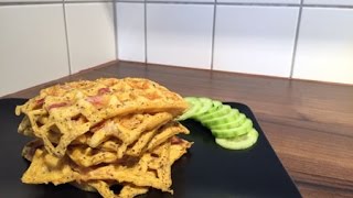 Ketogenic Bacon amp Egg Waffles [upl. by Adnyleb]