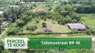 Talsmastraat BR 46 • 5593 m² perceel te Highway Wanica Suriname [upl. by Nehgaem]