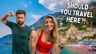 FIRST IMPRESSIONS of Amalfi Coast Italy  We Were SHOCKED  Everything to Know Before You Go [upl. by Keven]