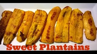 Baked Sweet Plantains  No Oil Needed [upl. by Booma54]