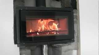 Stovax studio 1 cassette wood burning stove [upl. by Yhtimit697]