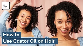 How to Use Castor Oil for Hair  Nourishing Treatment [upl. by Lorri549]