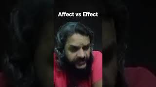 Affect vs Effect Difference English Vocabulary [upl. by Gean]