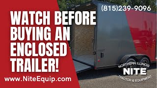 Watch THIS before buying an Enclosed Trailer [upl. by Pedaiah]