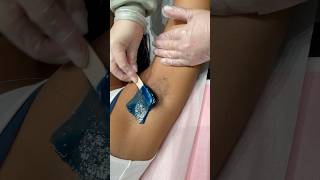 Satisfying Underarm Wax🌀 gorillaz wax waxing hairremoval underarmwax satisfying shorts yt [upl. by Ambros]