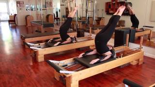 Pilates Reformer Demo  part 1 [upl. by Nahtanaoj210]