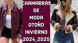 🔥CHAMARRAS DE MODA INVIERNO ☃️ 20242025 TENDENCIA DE MODA PARA MUJER [upl. by Ramma]