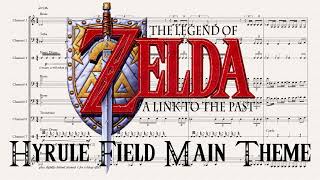 Hyrule Field Main Theme  The Legend of Zelda A Link to the Past SNES 1991  OST Transcription [upl. by Crofoot]