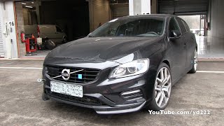 Volvo V60 Polestar  LOUD Sounds on Track [upl. by Obe]