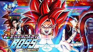 LR SSJ4 GOGETA VS THE LEGENDARY VEGETA EVENT DBZ Dokkan Battle [upl. by Gerlac]